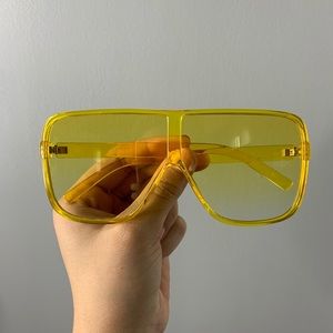 Oversized Yellow Frames